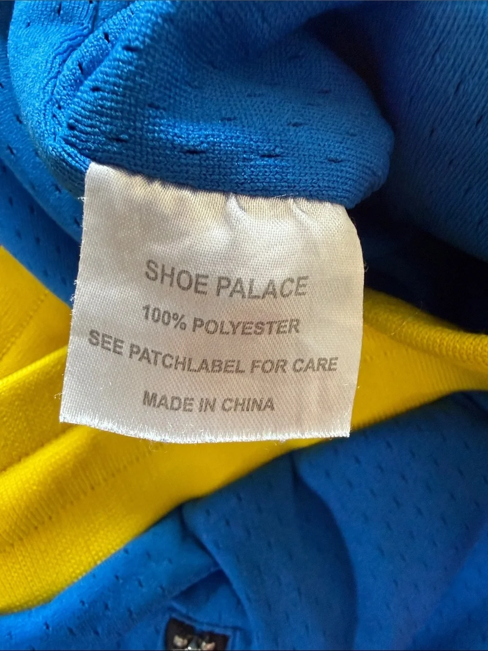 Bascom Projects double lined gym basketball shorts blue yellow size large